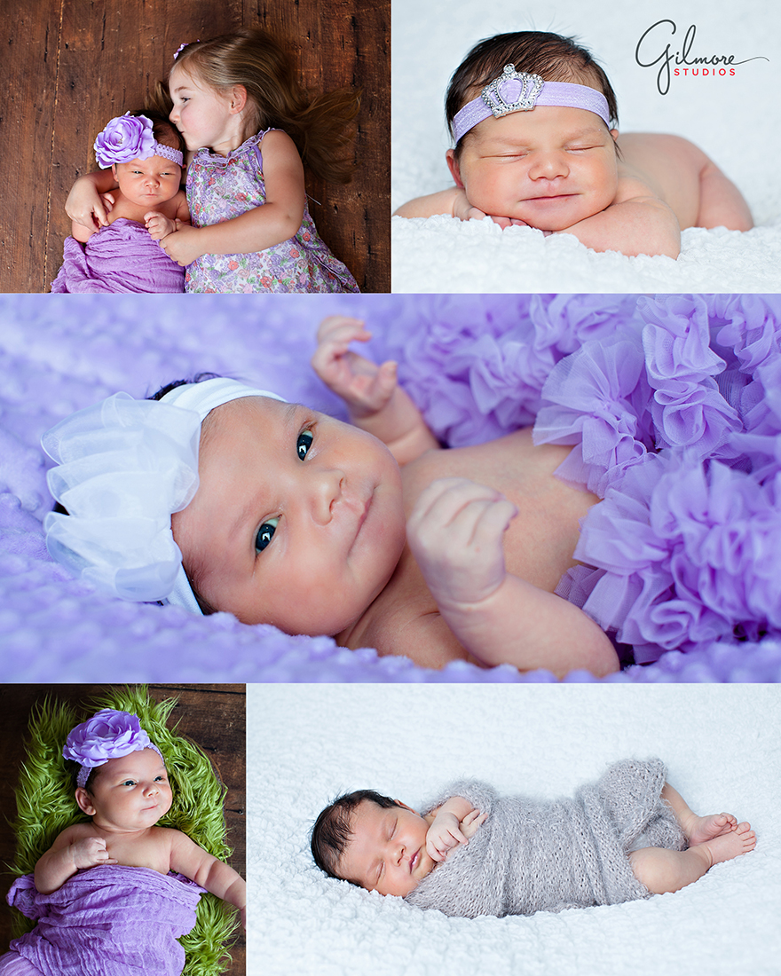 Newborn Baby Photo Portrait Session at our Studio ~ Newport Beach