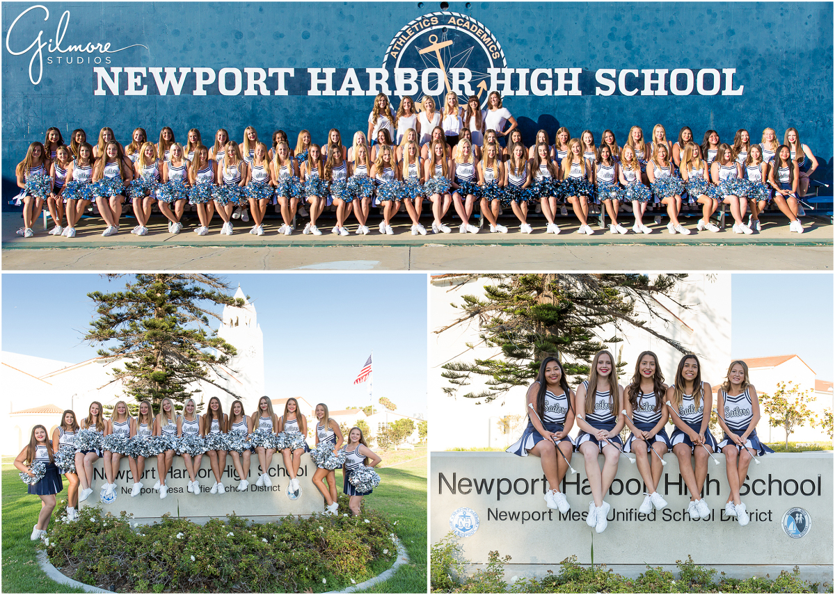 Cheer Team Photos Newport Harbor High School 2016 Newport Beach Photographer Gilmore 